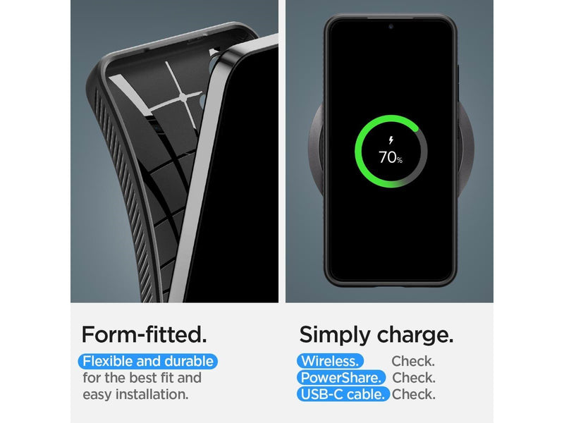 Spigen Liquid Air - matte black - Samsung Galaxy S24+