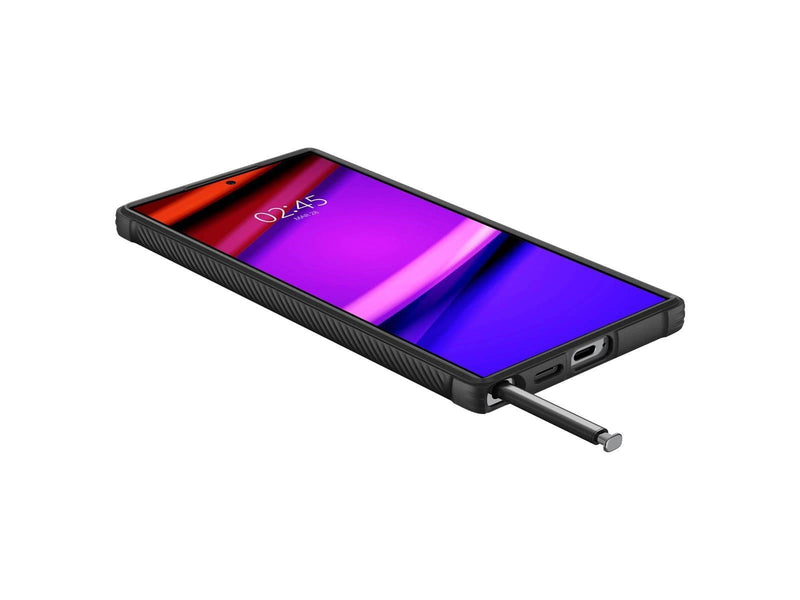 Spigen Rugged Armor - matte black - Samsung Galaxy S24 Ultra