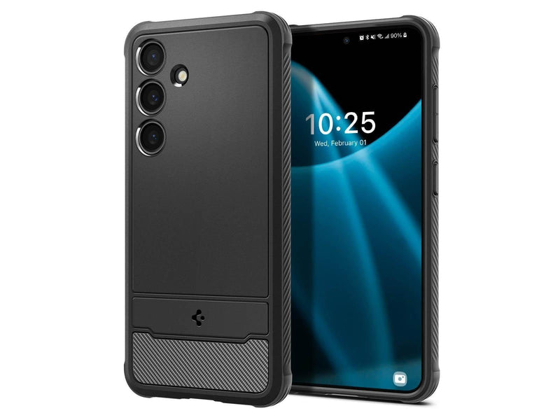 Spigen Rugged Armor - matte black - Samsung Galaxy S24