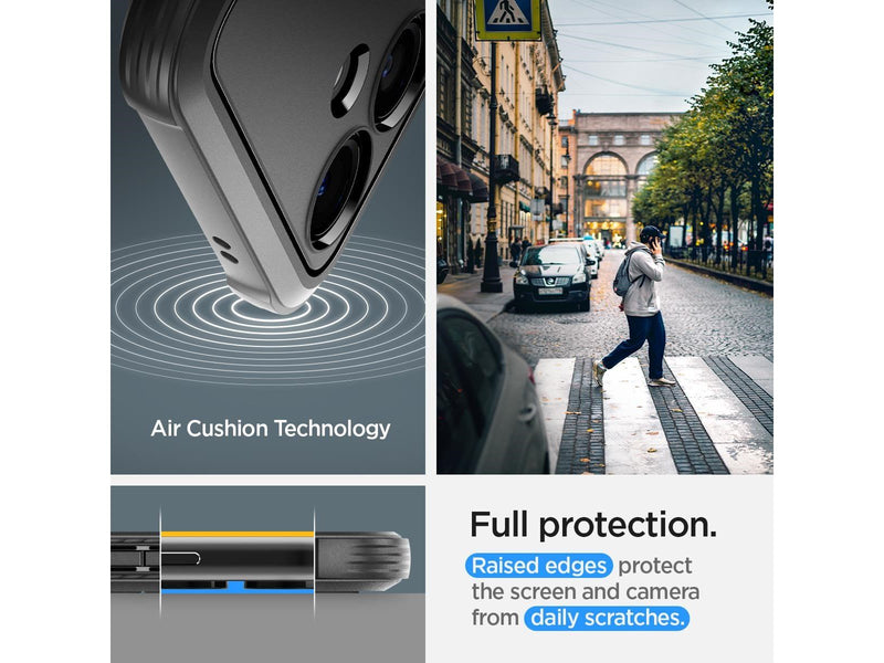 Spigen Rugged Armor - matte black - Samsung Galaxy S24
