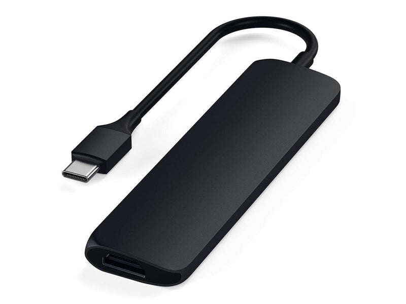 Satechi Type-C Slim Multi-Port Adapter 4K - Black