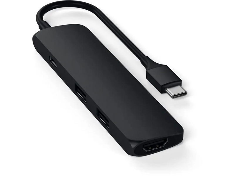 Satechi Type-C Slim Multi-Port Adapter 4K - Black