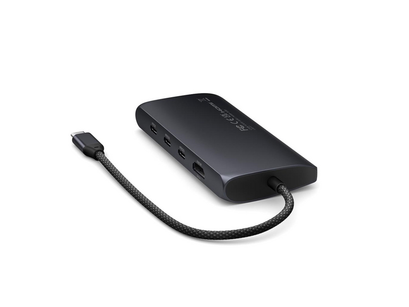 Satechi USB-C Multiport Adapter 8K with Ethernet V3 - Midnight