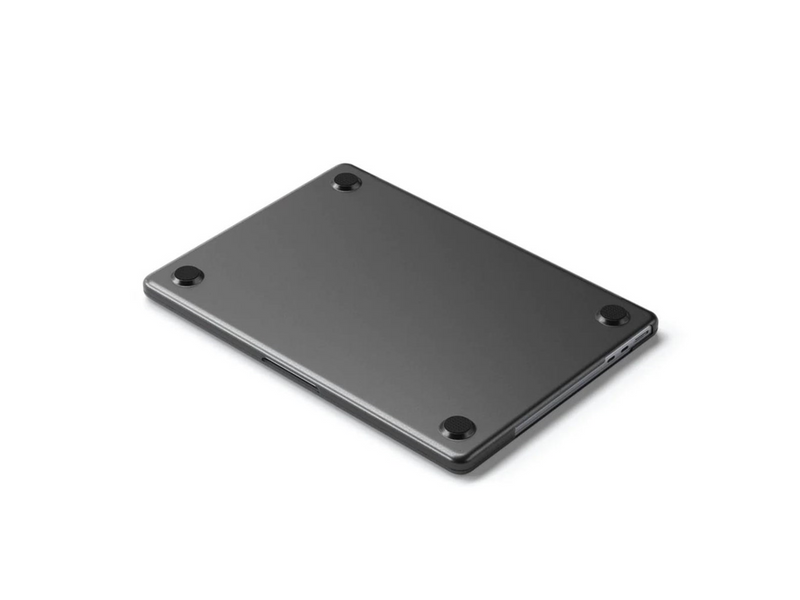 Satechi Eco Hardshell Case for MacBook Air M2 - Sleek and Durable Protection for Your MacBook Air M2 - Dark clear