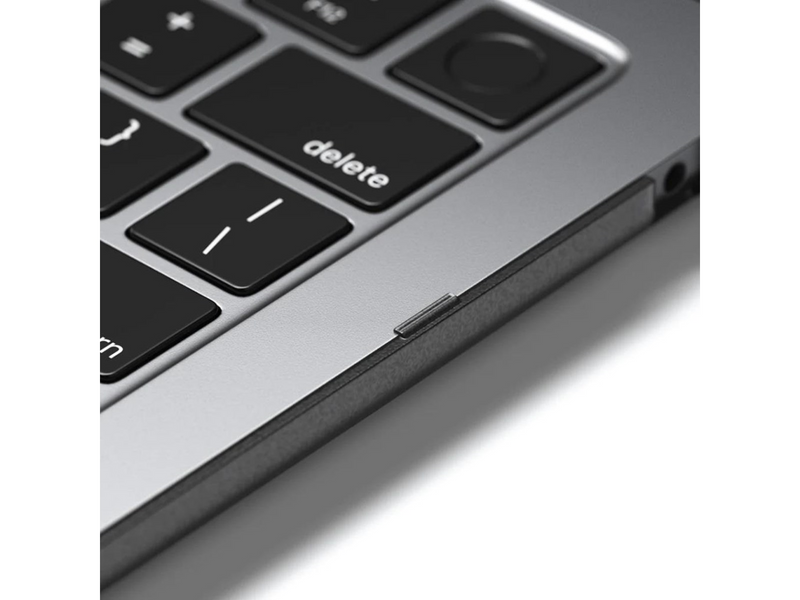 Satechi Eco Hardshell Case for MacBook Air M2 - Sleek and Durable Protection for Your MacBook Air M2 - Dark clear