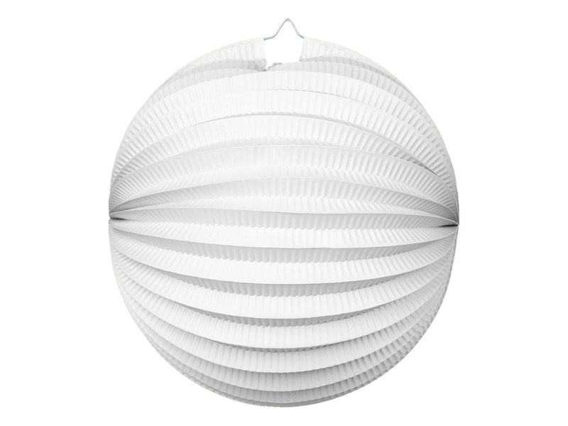 Globos Paper Lantern Round White 25cm