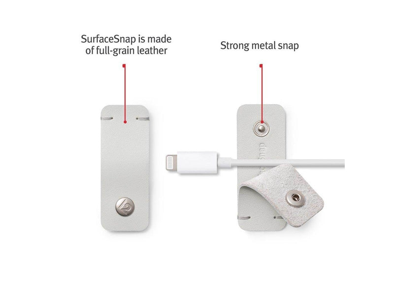 Twelve South CableSnap Stay - Dove Grey