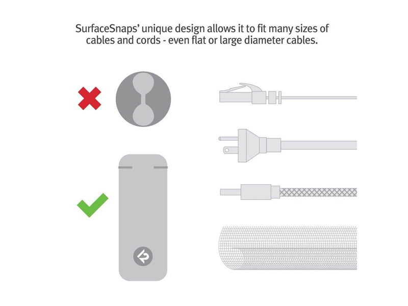 Twelve South CableSnap Stay - Black