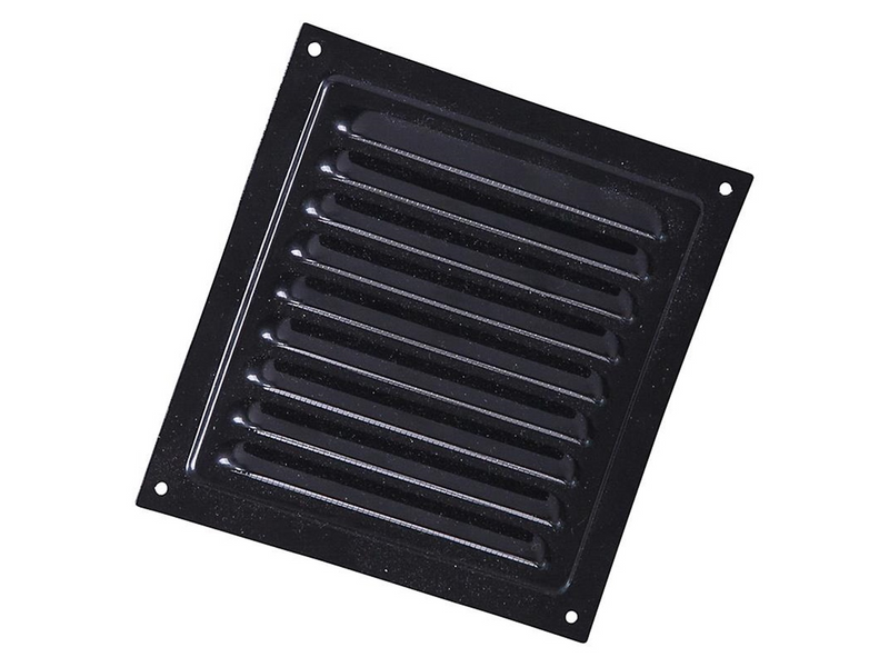Duka Jalousie grid 200x200 mm black lacquered aluminium