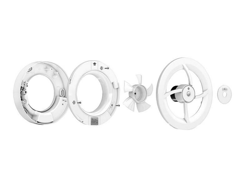 Duka Fan S7 with 9 functions Ø100 mm white