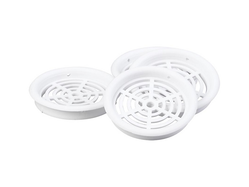 Duka Cabinet grid Type 61.1 Ø43 mm white - 4 pcs.