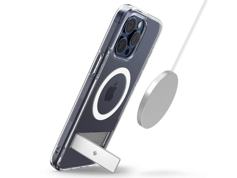 Spigen Caseology by  Capella MagSafe Kickstand - clear white - iPhone 15 Pro Max
