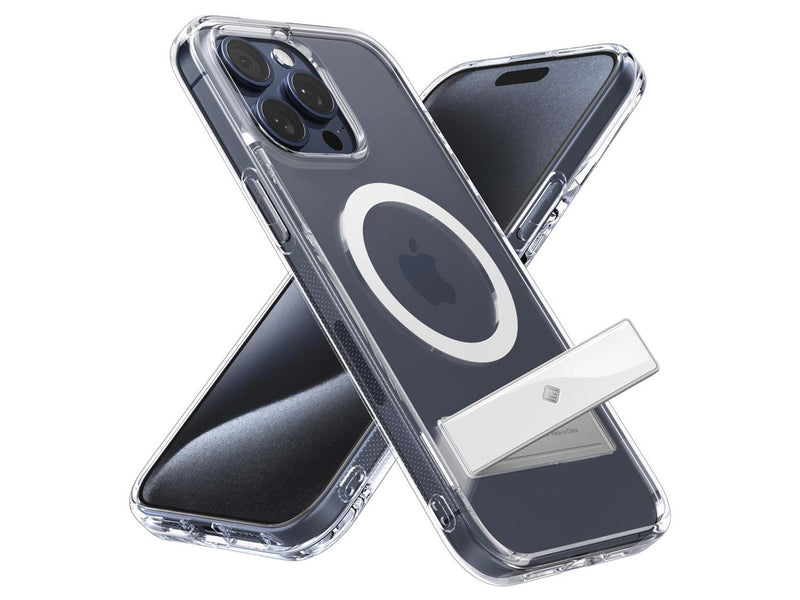 Spigen Caseology by  Capella MagSafe Kickstand - clear white - iPhone 15 Pro Max
