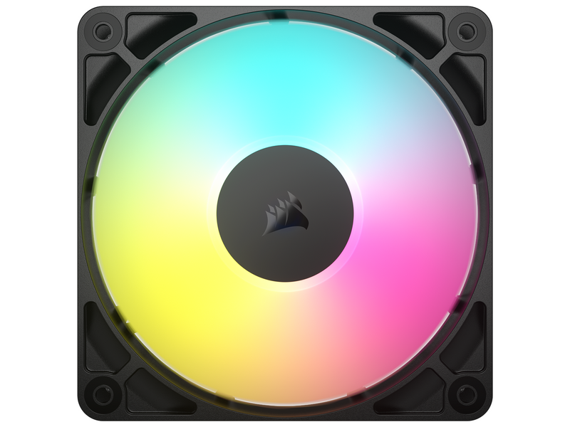 Corsair RS120 ARGB 3-pack - Gehäuselüfter - 120mm - Schwarz mit RGB LED - 36 dBA