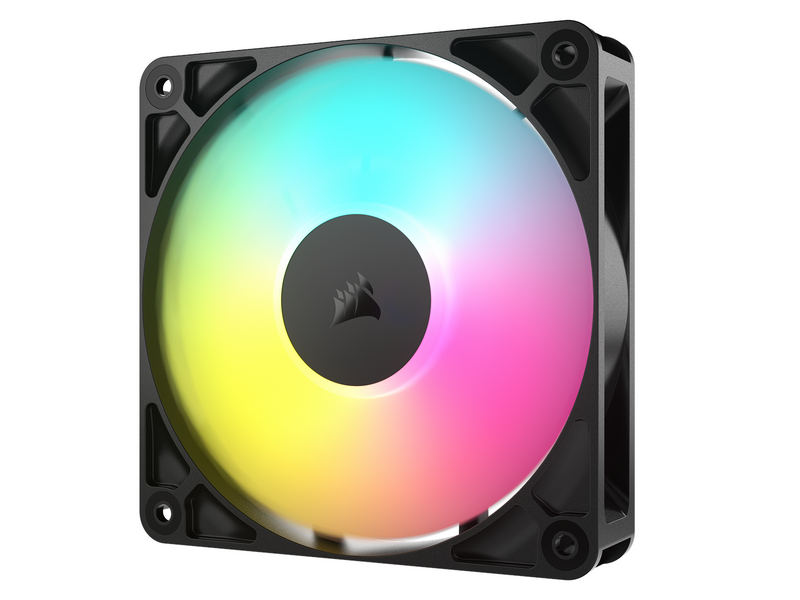 Corsair RS120 ARGB 3-pack - Gehäuselüfter - 120mm - Schwarz mit RGB LED - 36 dBA