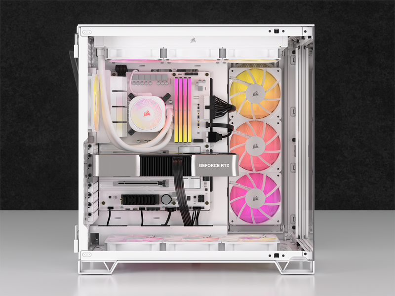 Corsair RS140 ARGB - Gehäuselüfter - 140mm - Weiß mit RGB-Beleuchtung - 36 dBA