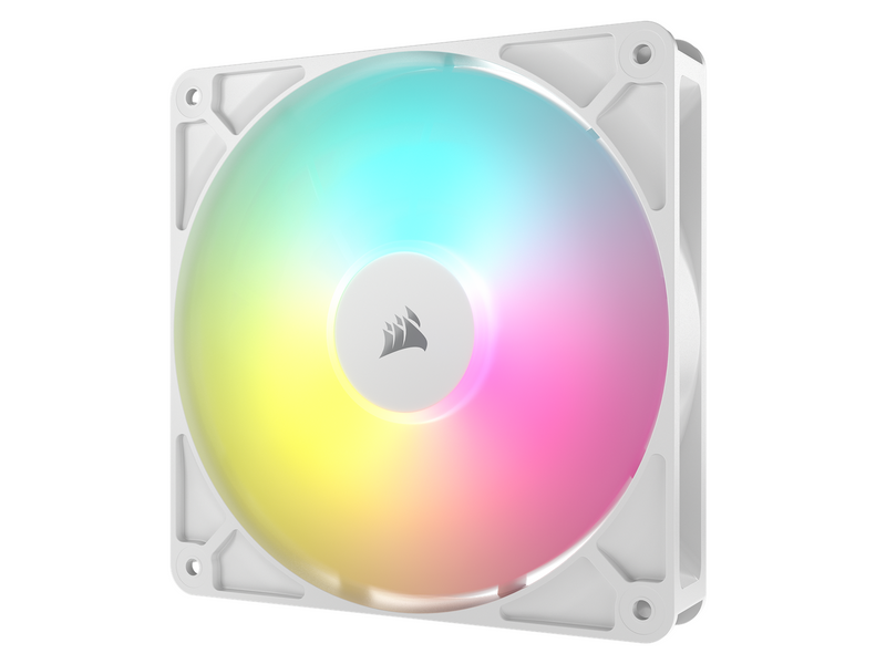 Corsair RS140 ARGB - Gehäuselüfter - 140mm - Weiß mit RGB-Beleuchtung - 36 dBA