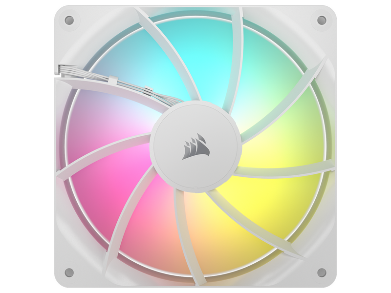 Corsair RS140 ARGB - Gehäuselüfter - 140mm - Weiß mit RGB-Beleuchtung - 36 dBA