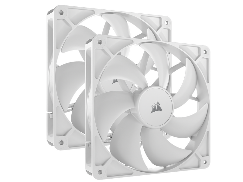 Corsair RS140 - dual-pack - Gehäuselüfter - 140mm - Weiß - 36 dBA