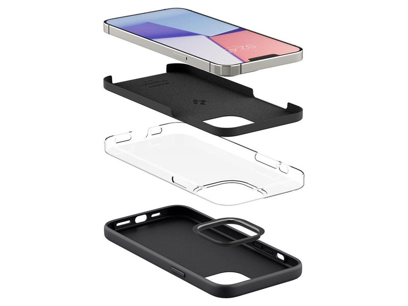 Spigen Silicone Fit - black - iPhone 13 Pro