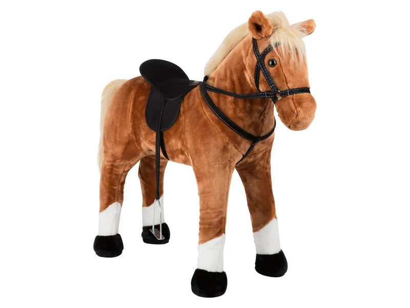 Small Foot - Wooden Hobby Horse Brown Standing with Sound