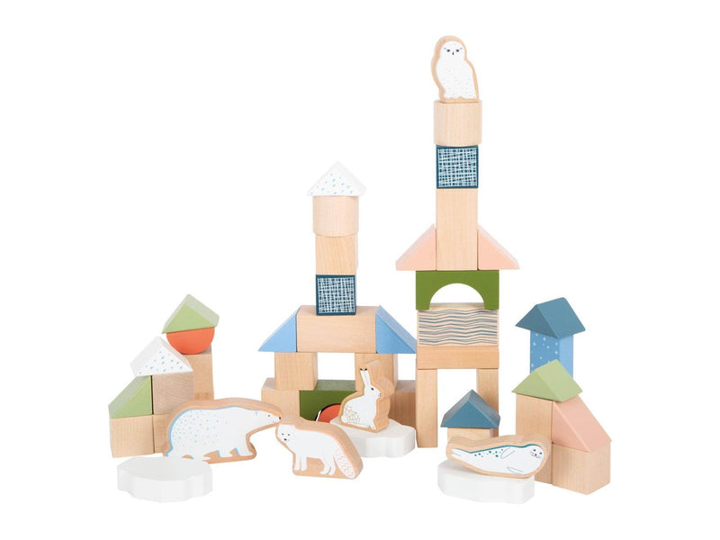 Small Foot - Wooden Building Blocks Arctic 20 pcs