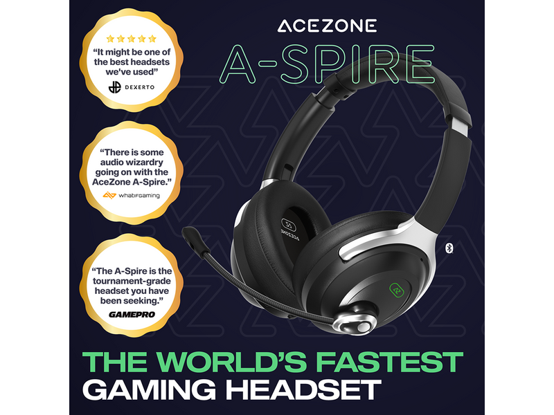 Acezone A-Spire Wireless 2.4 GHz Hybrid ANC Gaming Headset