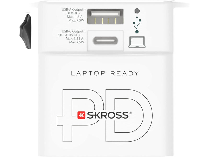 SKross MUV USB AC65PD World Adapter