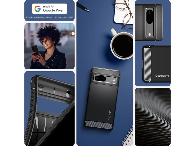Spigen Rugged Armor - black - Google Pixel 7