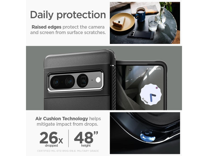 Spigen Rugged Armor - black - Google Pixel 7 Pro