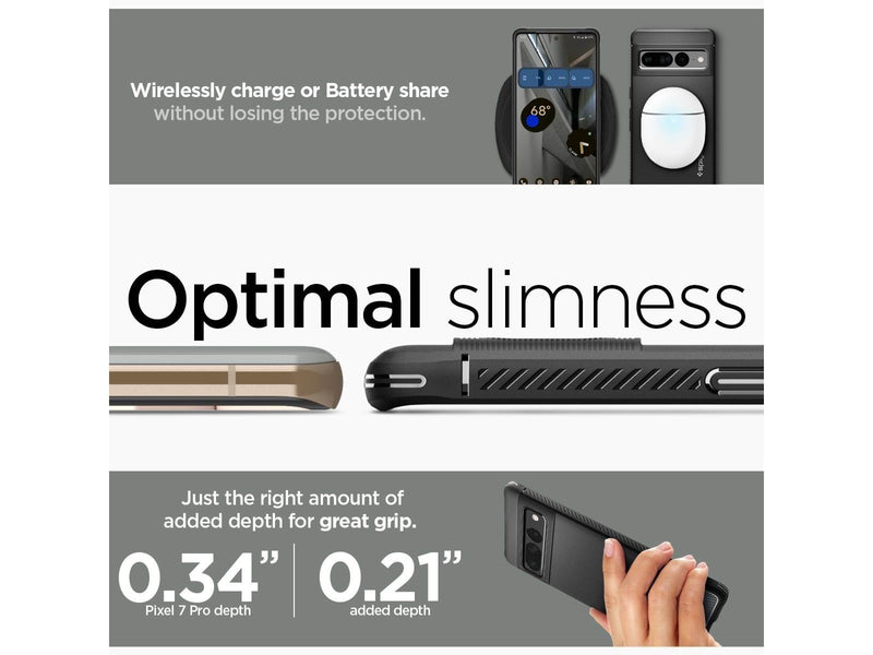 Spigen Rugged Armor - black - Google Pixel 7 Pro