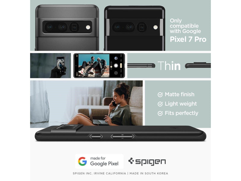 Spigen Thin Fit - black - Google Pixel 7 Pro