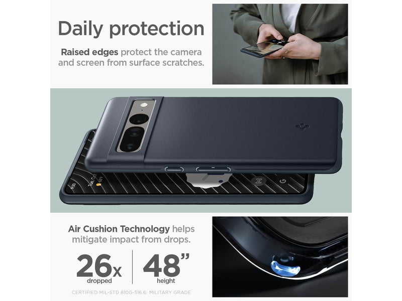 Spigen Thin Fit - metal slate - Google Pixel 7 Pro