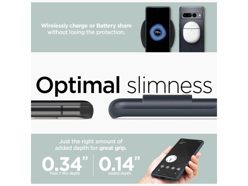 Spigen Thin Fit - metal slate - Google Pixel 7 Pro