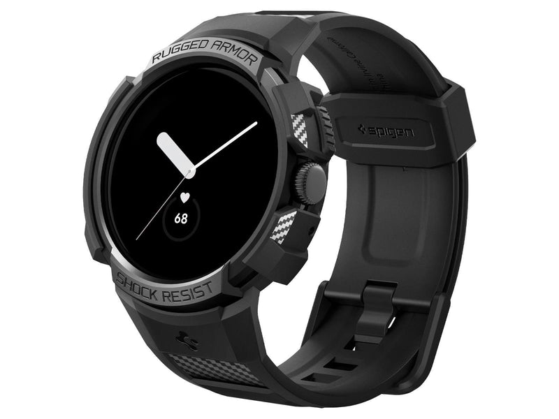 Spigen Rugged Armor Pro - black - Google Pixel Watch/Watch 2