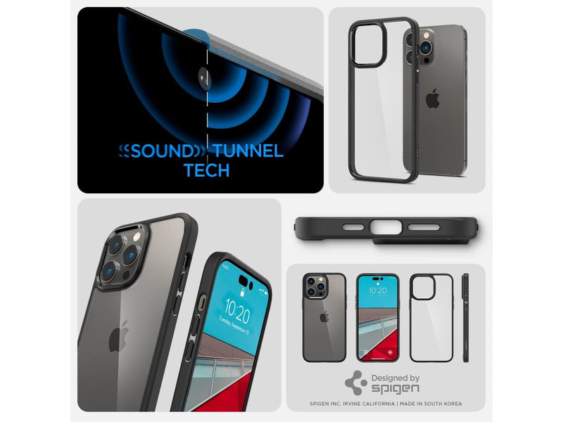 Spigen Ultra Hybrid - matte black - iPhone 14 Pro Max