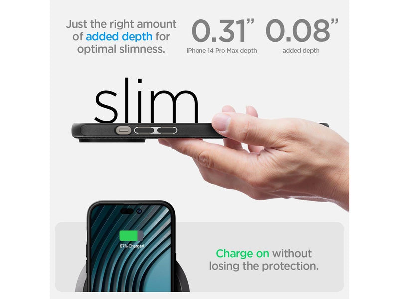 Spigen Mag Armor MagSafe - matte black - iPhone 14 Pro Max