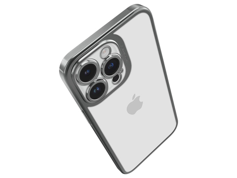 Spigen Optik Crystal - chrome gray - iPhone 14 Pro
