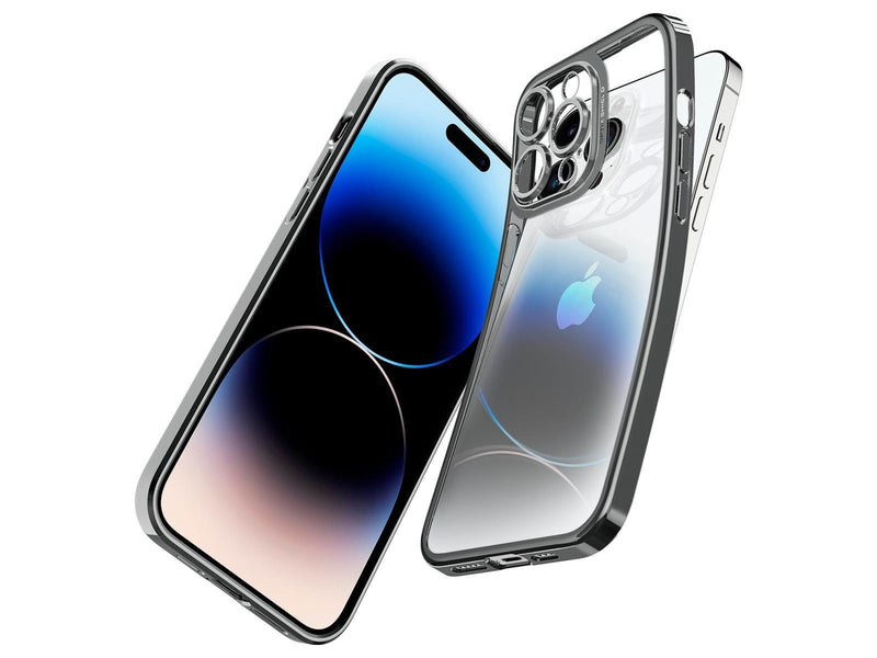 Spigen Optik Crystal - chrome gray - iPhone 14 Pro