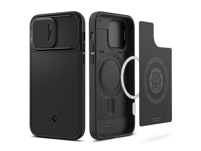 Spigen Optik Armor MagSafe - black - iPhone 14 Pro