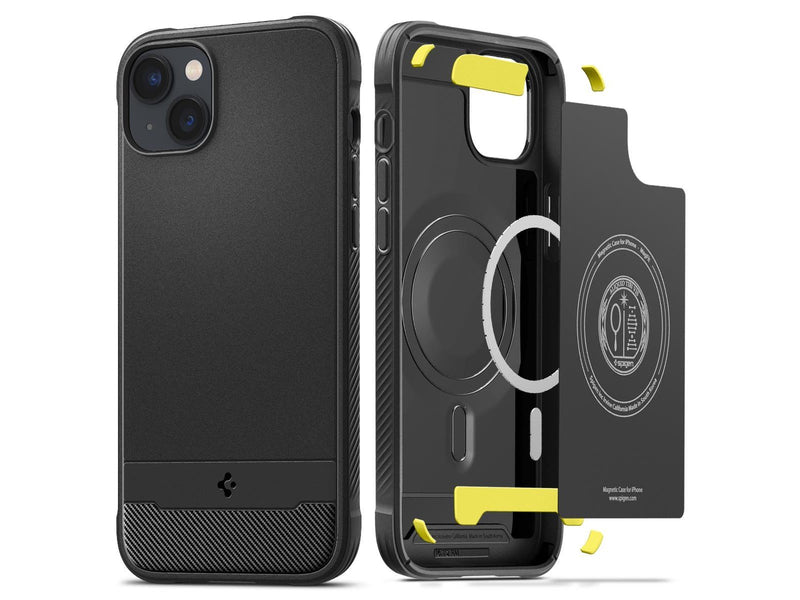 Spigen Rugged Armor MagSafe - matte black - iPhone 14