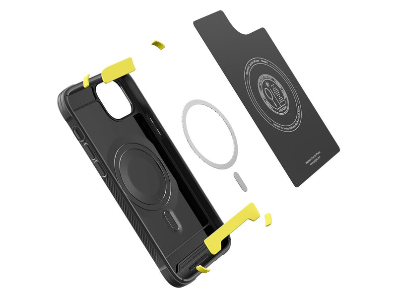 Spigen Rugged Armor MagSafe - matte black - iPhone 14