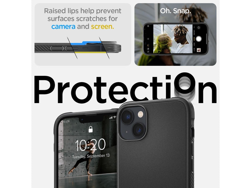 Spigen Rugged Armor MagSafe - matte black - iPhone 14