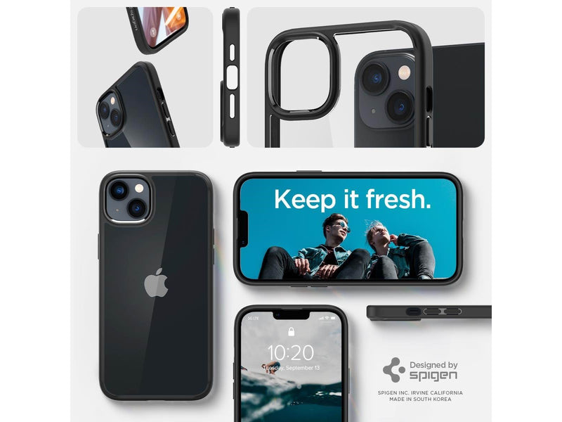 Spigen Ultra Hybrid - matte black - iPhone 14
