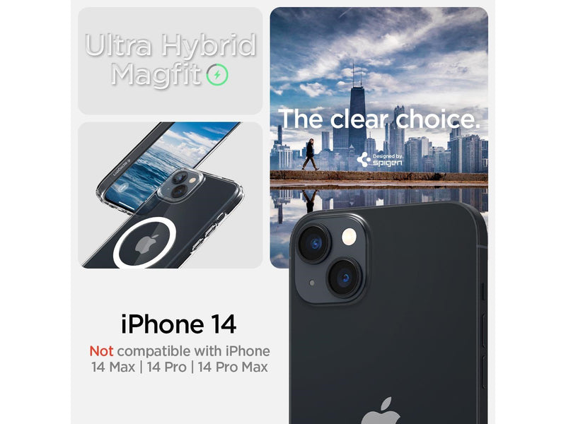 Spigen Ultra Hybrid MagSafe - white - iPhone 14