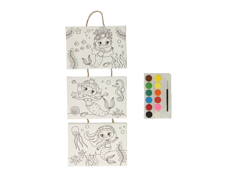Wins Holland Canvas Paintings On Rope - Unicorn 3 pcs