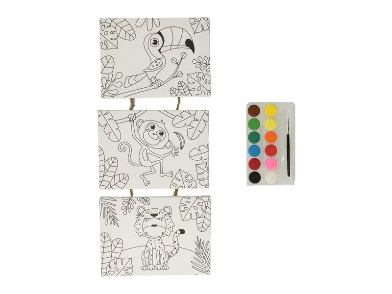 Wins Holland Canvas Paintings On Rope - Unicorn 3 pcs