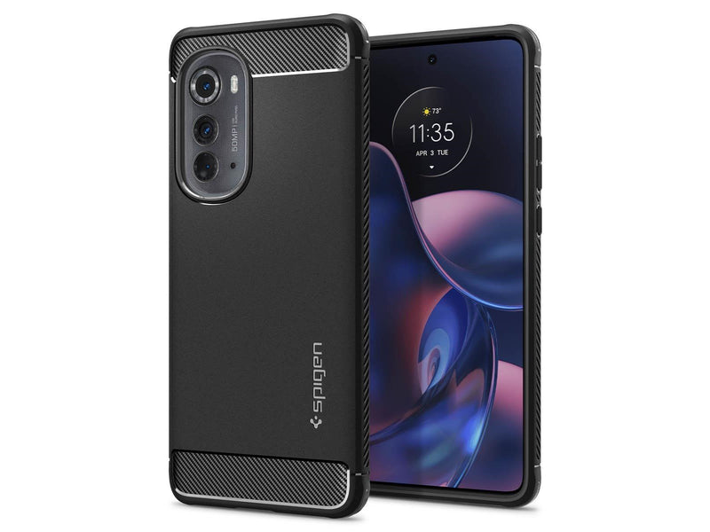 Spigen Rugged Armor - black - Motorola Edge 2022