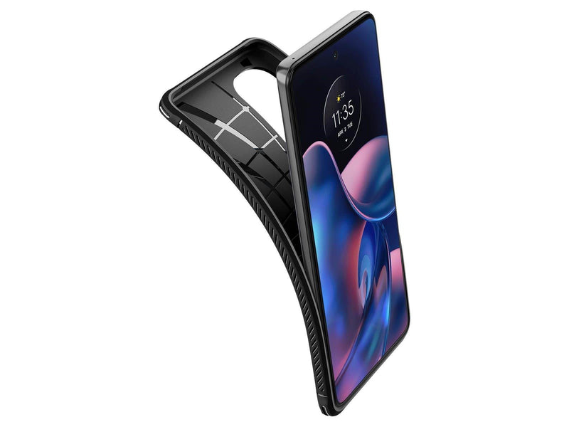 Spigen Rugged Armor - black - Motorola Edge 2022
