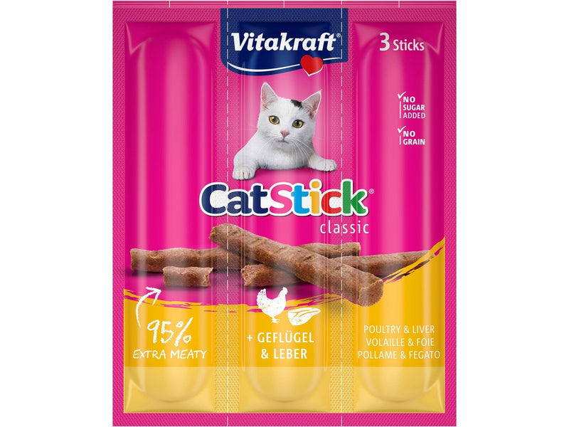 Vitakraft Cat Stick® + Geflügel & Leber